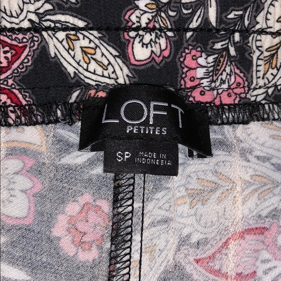 Loft Petite Wide leg Capri pants (F40) - Picture 4 of 5